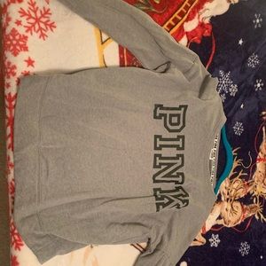 Grey “Pink” crewneck